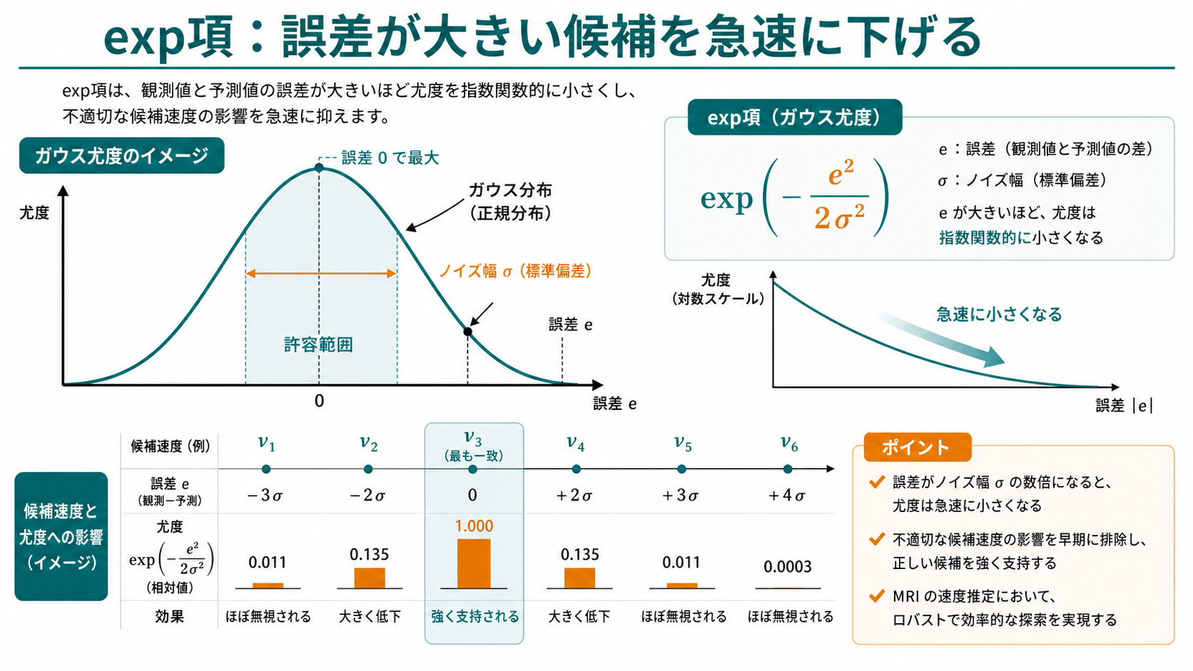 exp項のふるまい